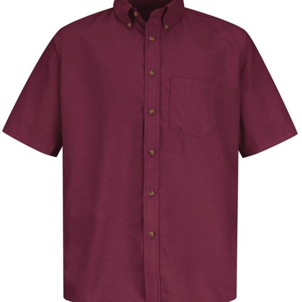 Men's Tall Poplin Short Sleeve Dress Shirt Thumbnail